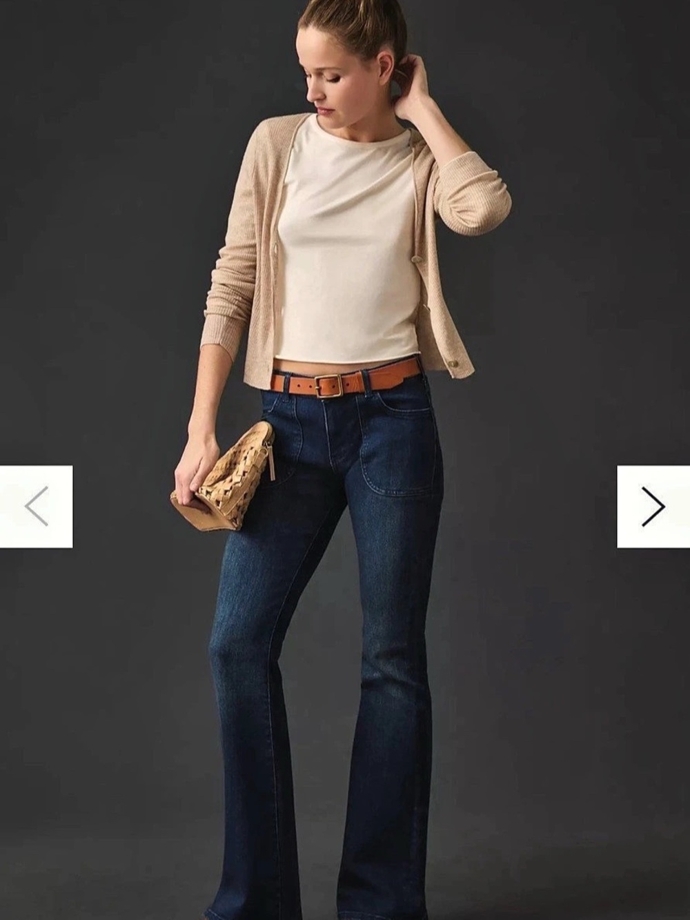 Pilcro The Icon Low-Rise Flare Jeans